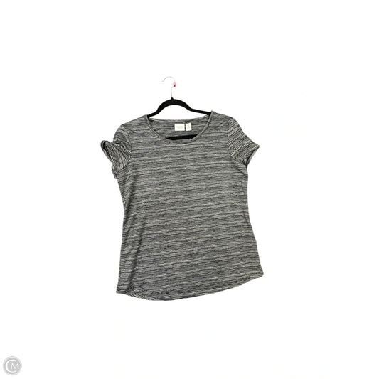 Top Short Sleeve By Chicos In Black, Size: S