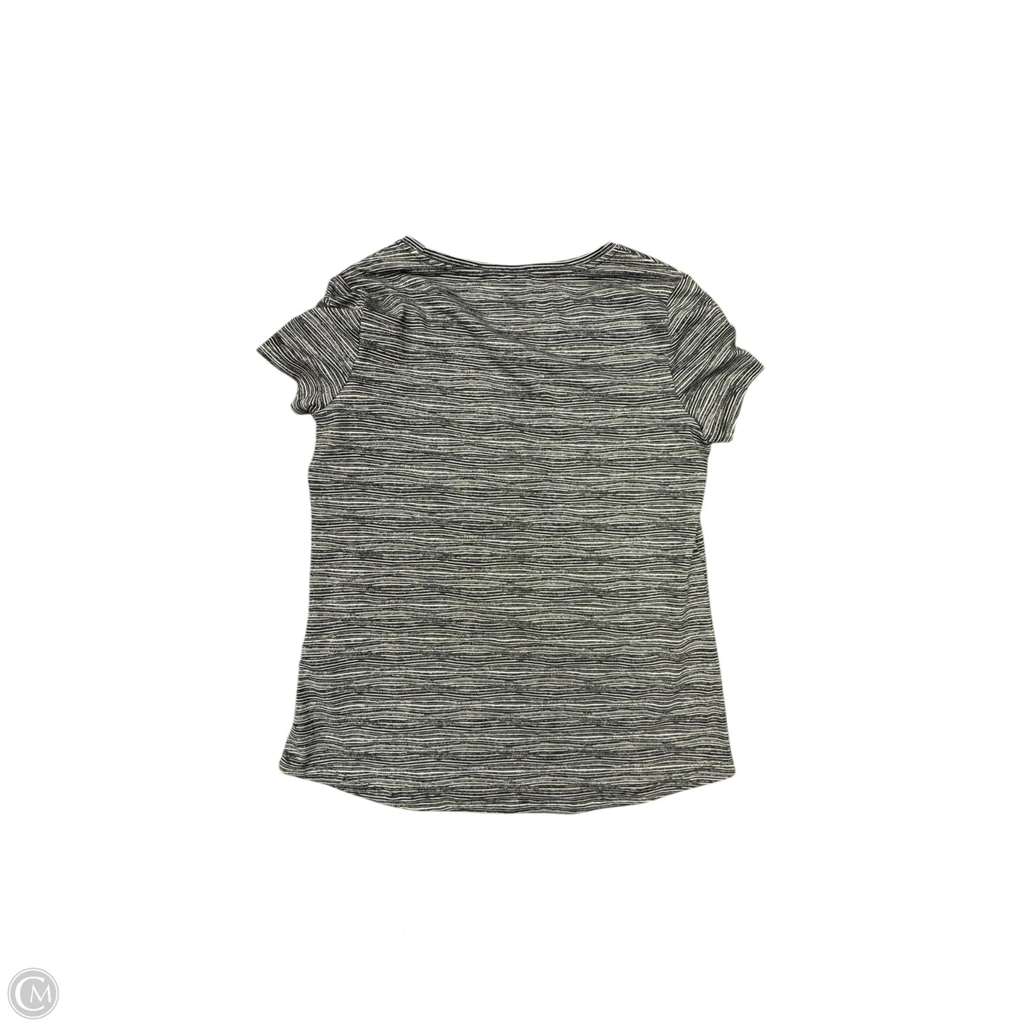 Top Short Sleeve By Chicos In Black, Size: S