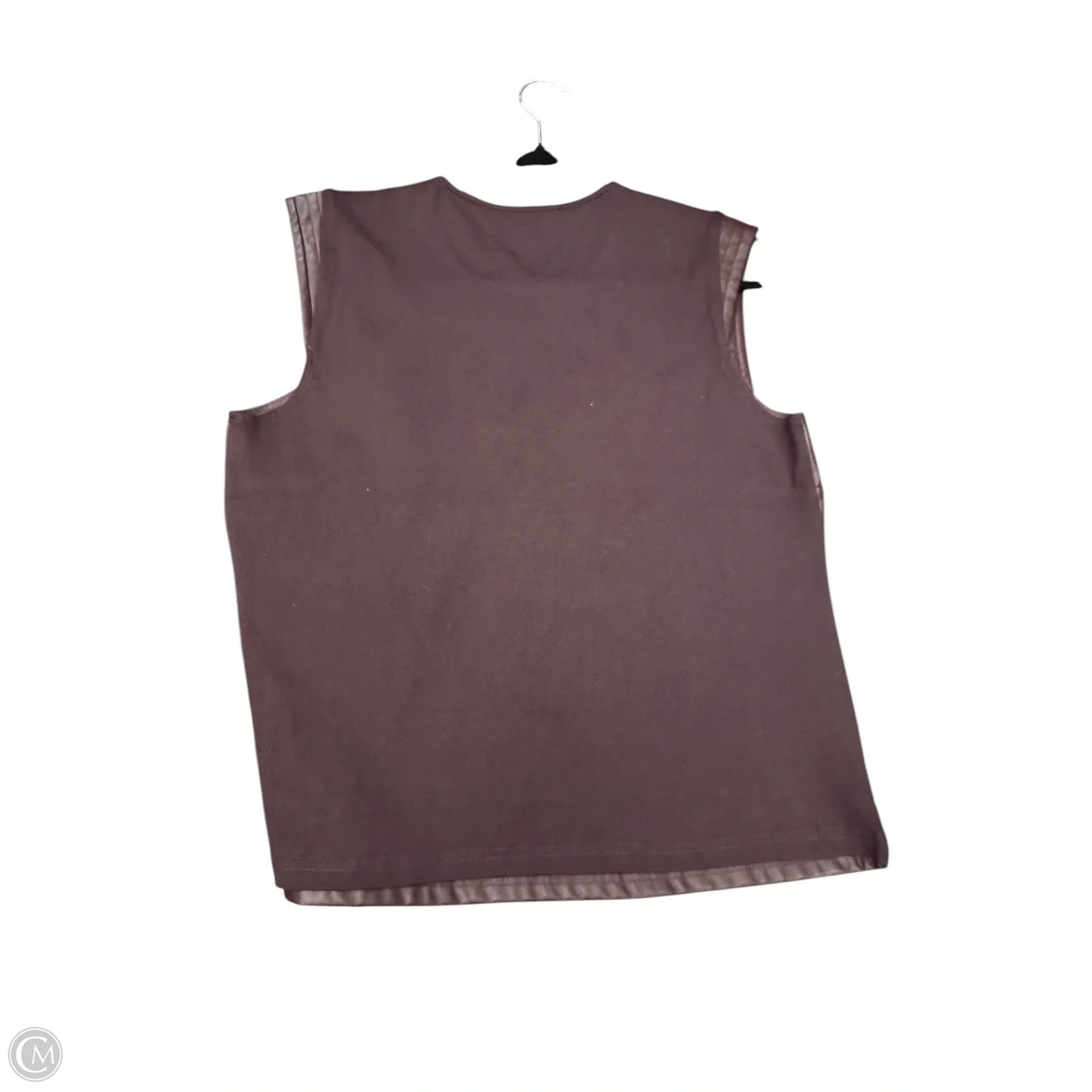 Top Short Sleeve By Laundry In Maroon, Size: M