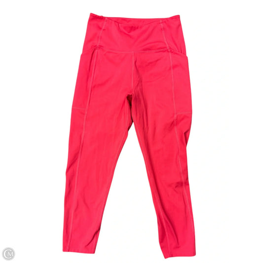Athletic Capris By Cmc In Pink, Size: M