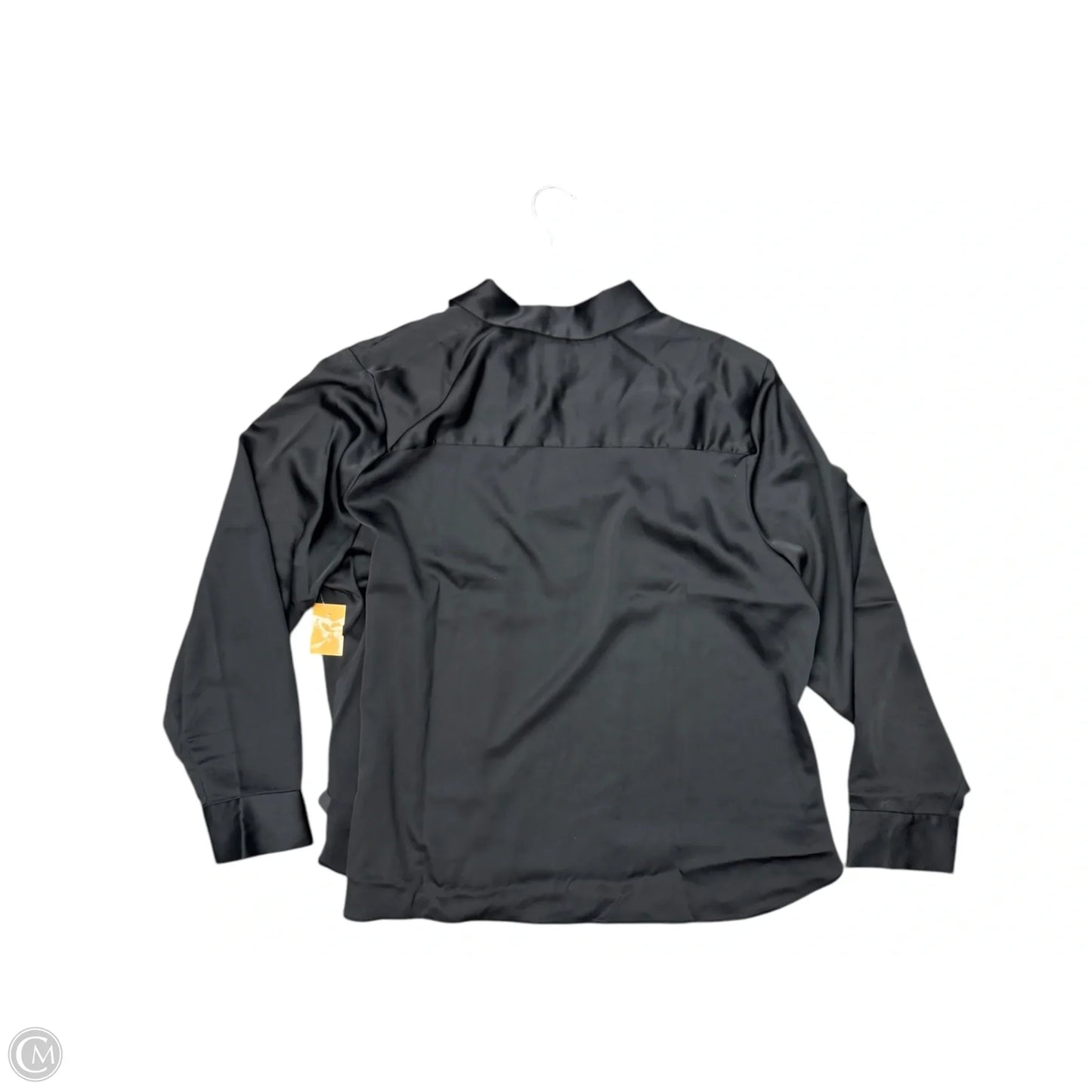 Blouse Long Sleeve By A New Day In Black, Size: 2x