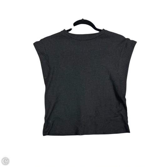 Top Short Sleeve Basic By Shein In Black, Size: M