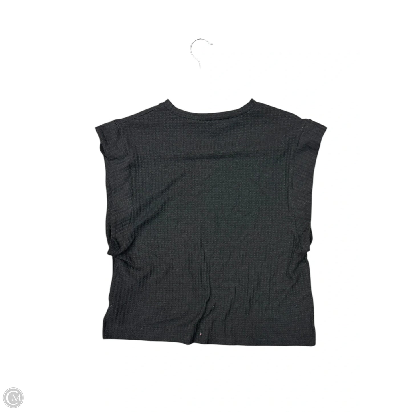 Top Short Sleeve Basic By Shein In Black, Size: M