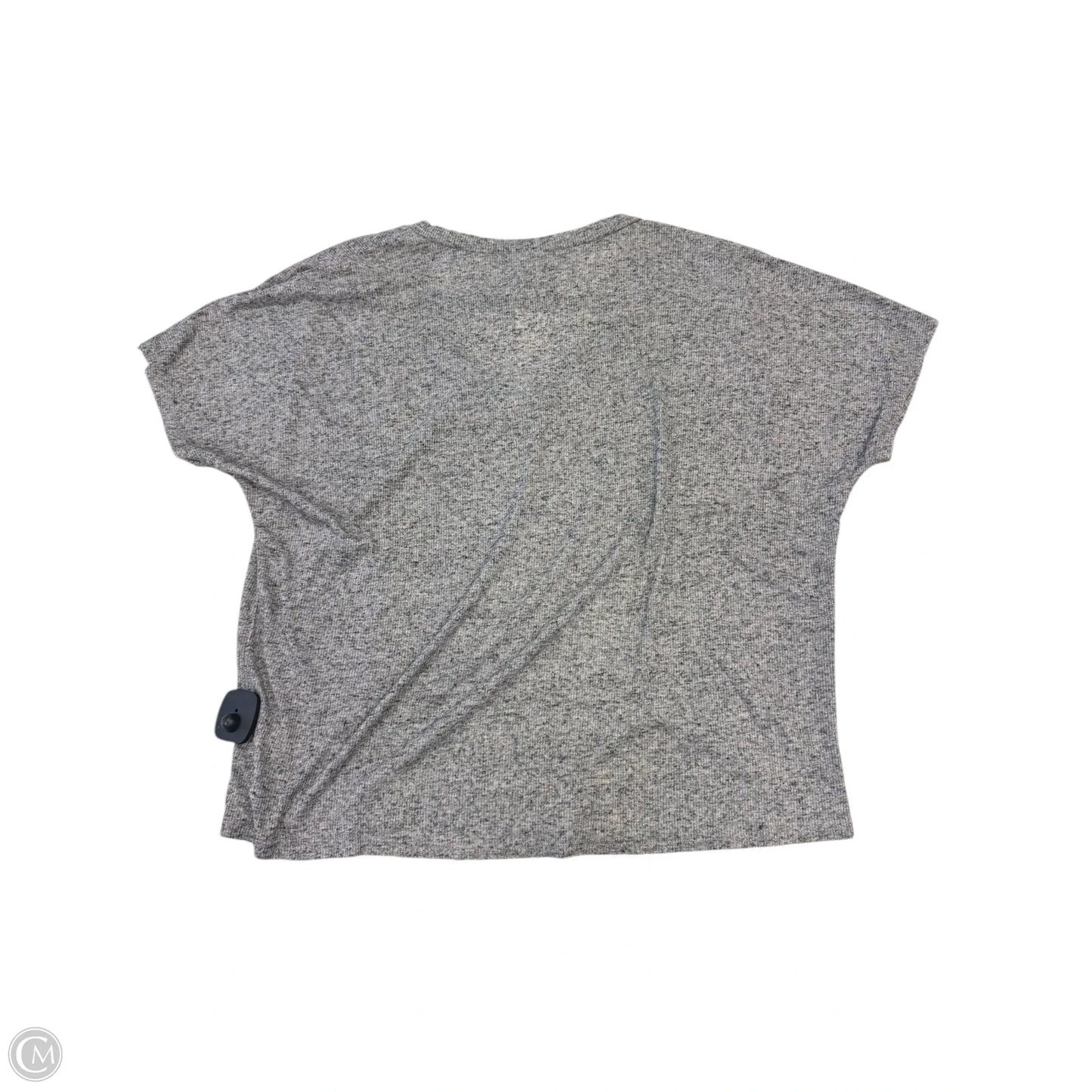Top Short Sleeve By Bordeaux In Grey, Size: Xl