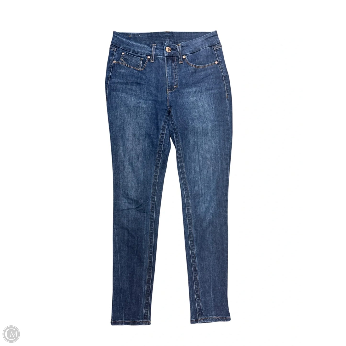 Jeans Skinny By Seven 7 In Blue Denim, Size: 6