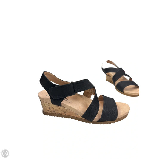 Sandals Heels Platform By Life Stride In Black, Size: 6.5