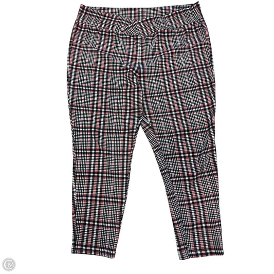 Pants Leggings By Shein In Plaid Pattern, Size: 26