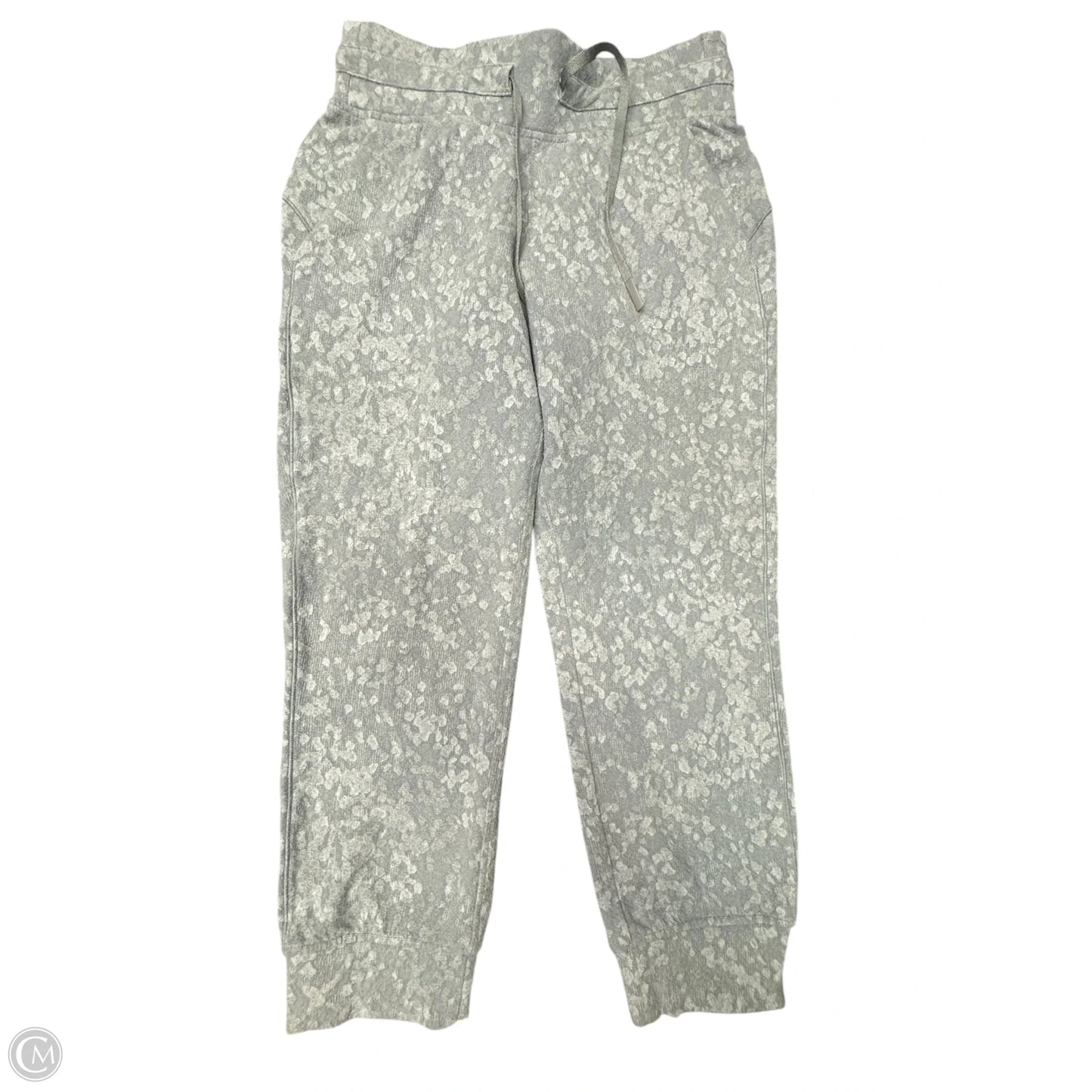 Athletic Capris By Lululemon In Grey, Size: S
