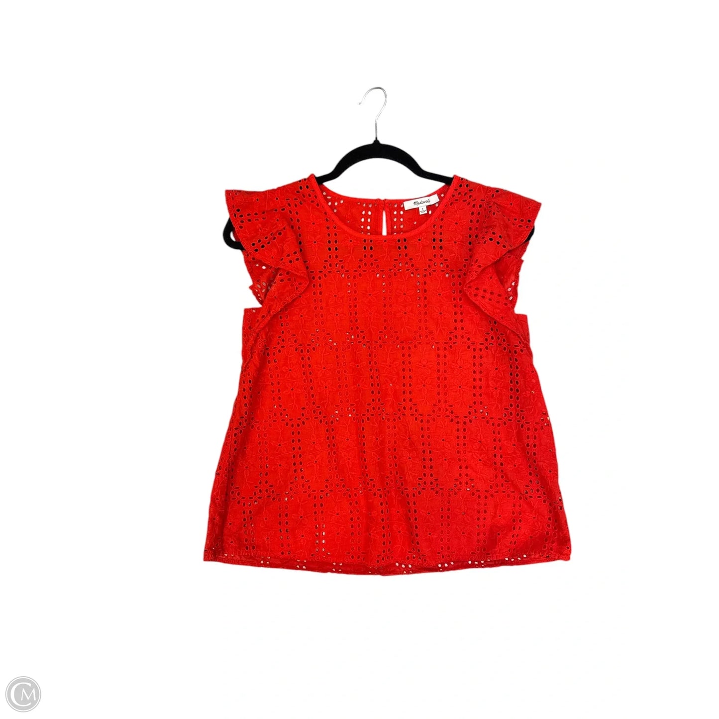 Top Short Sleeve By Madewell In Red, Size: S
