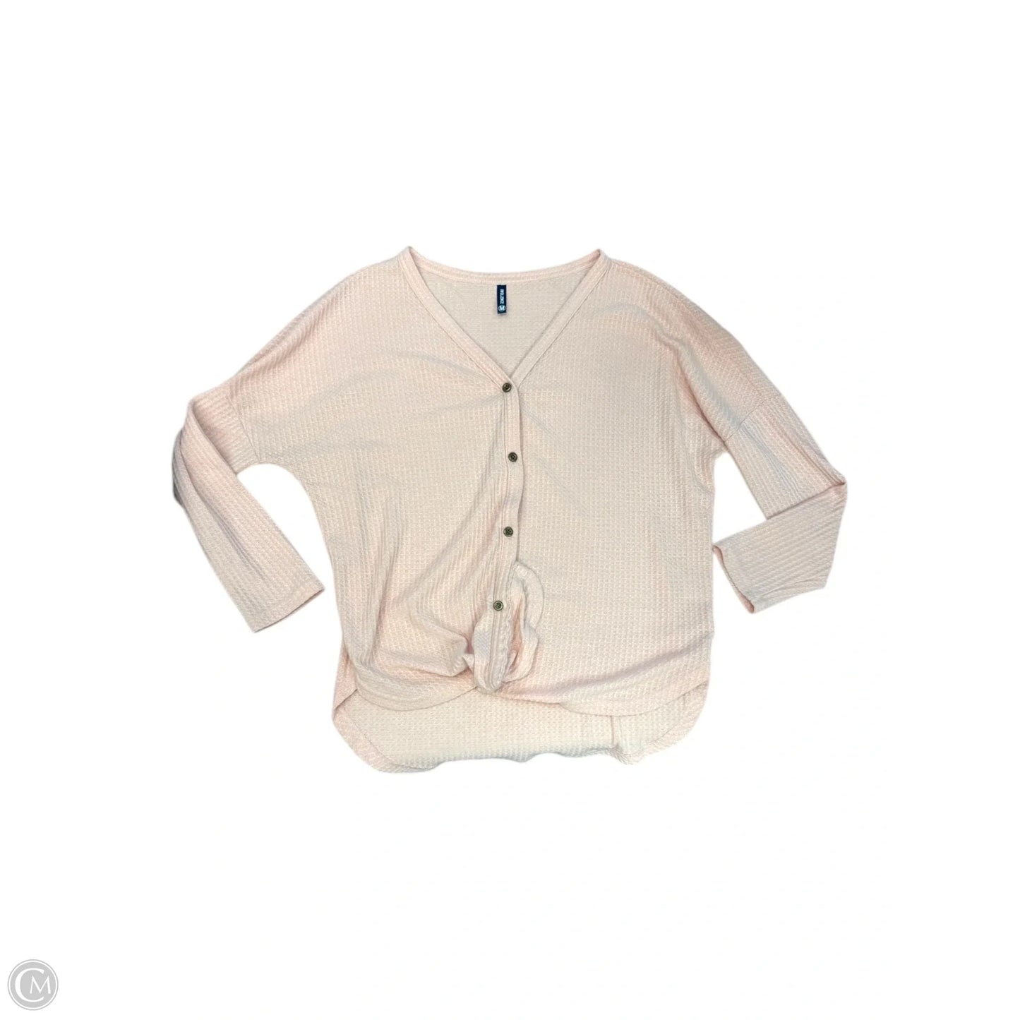 Cardigan By Clothes Mentor In Pink, Size: M