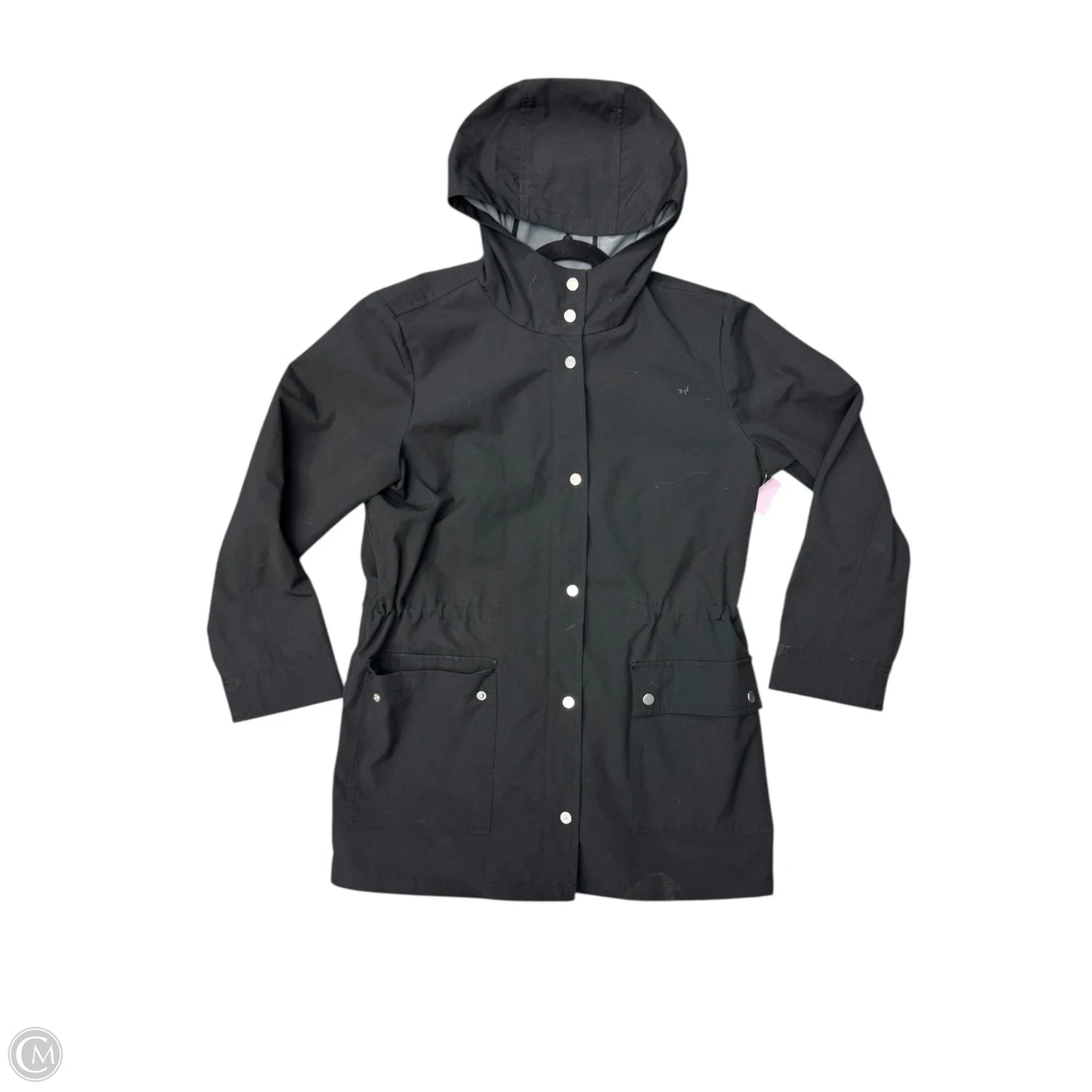 Jacket Windbreaker By J. Crew In Black, Size: M