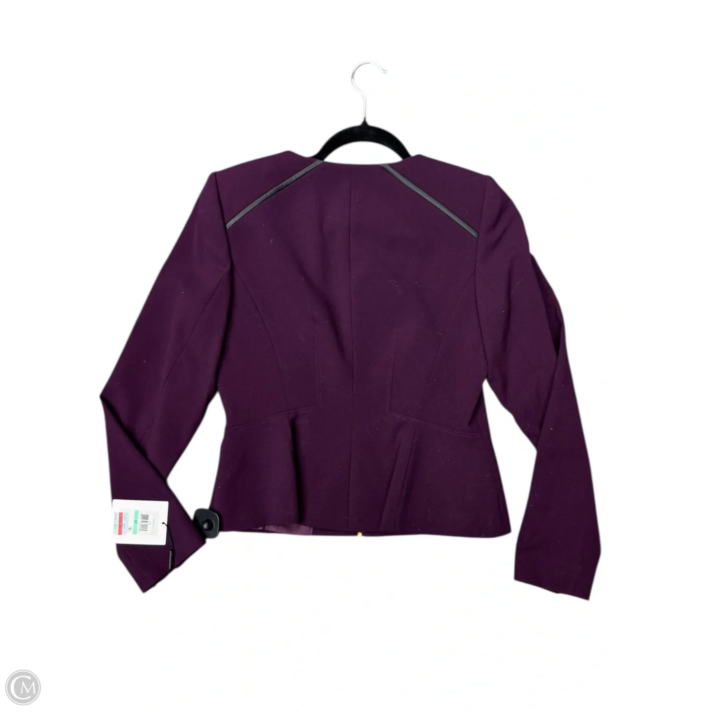 Blazer By Calvin Klein In Purple, Size: 8p