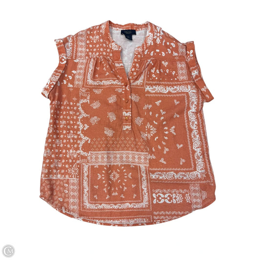 Top Short Sleeve By Rachel Roy In Orange, Size: M