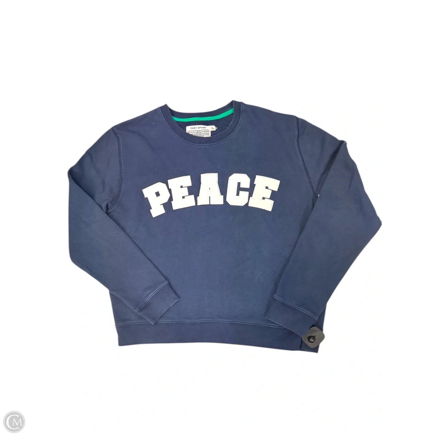 Sweater Designer By Tory Burch In Navy, Size: Xl