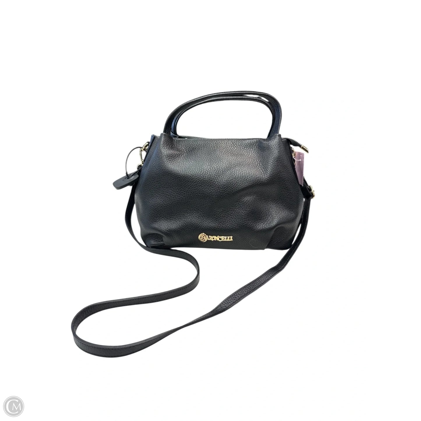 Handbag Leather By Clothes Mentor, Size: Medium