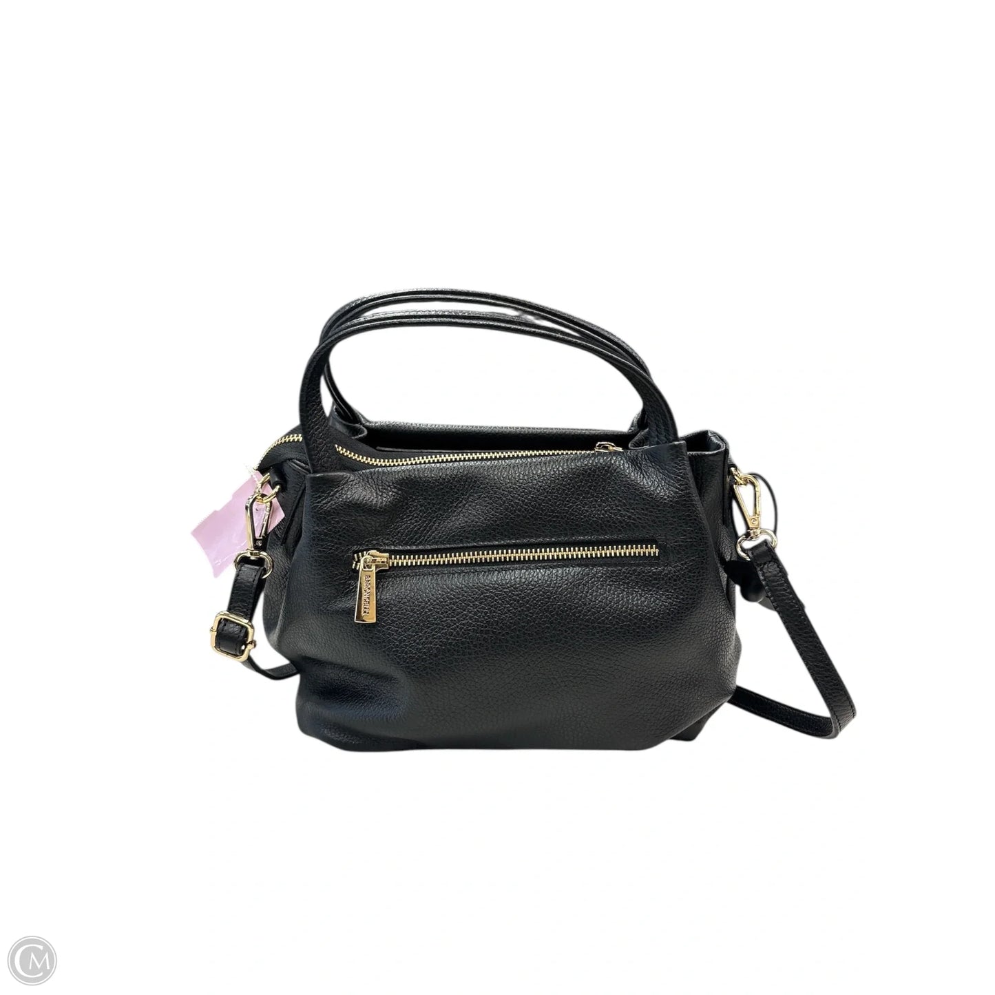 Handbag Leather By Clothes Mentor, Size: Medium
