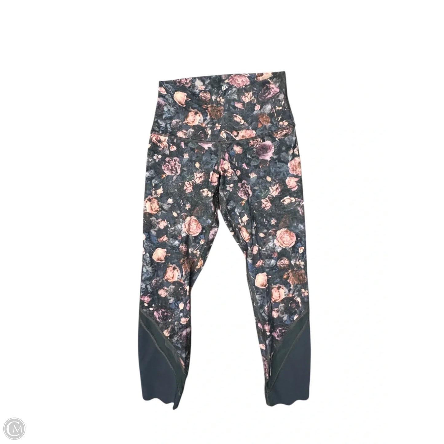Athletic Capris By Lululemon In Floral Print, Size: M