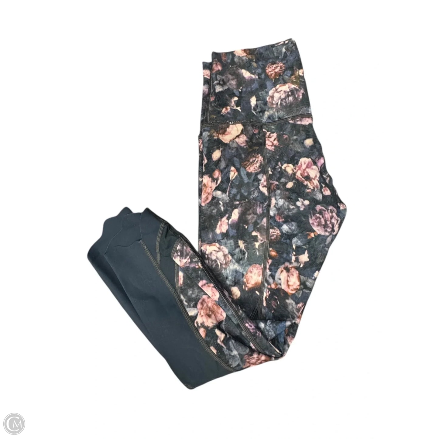 Athletic Capris By Lululemon In Floral Print, Size: M
