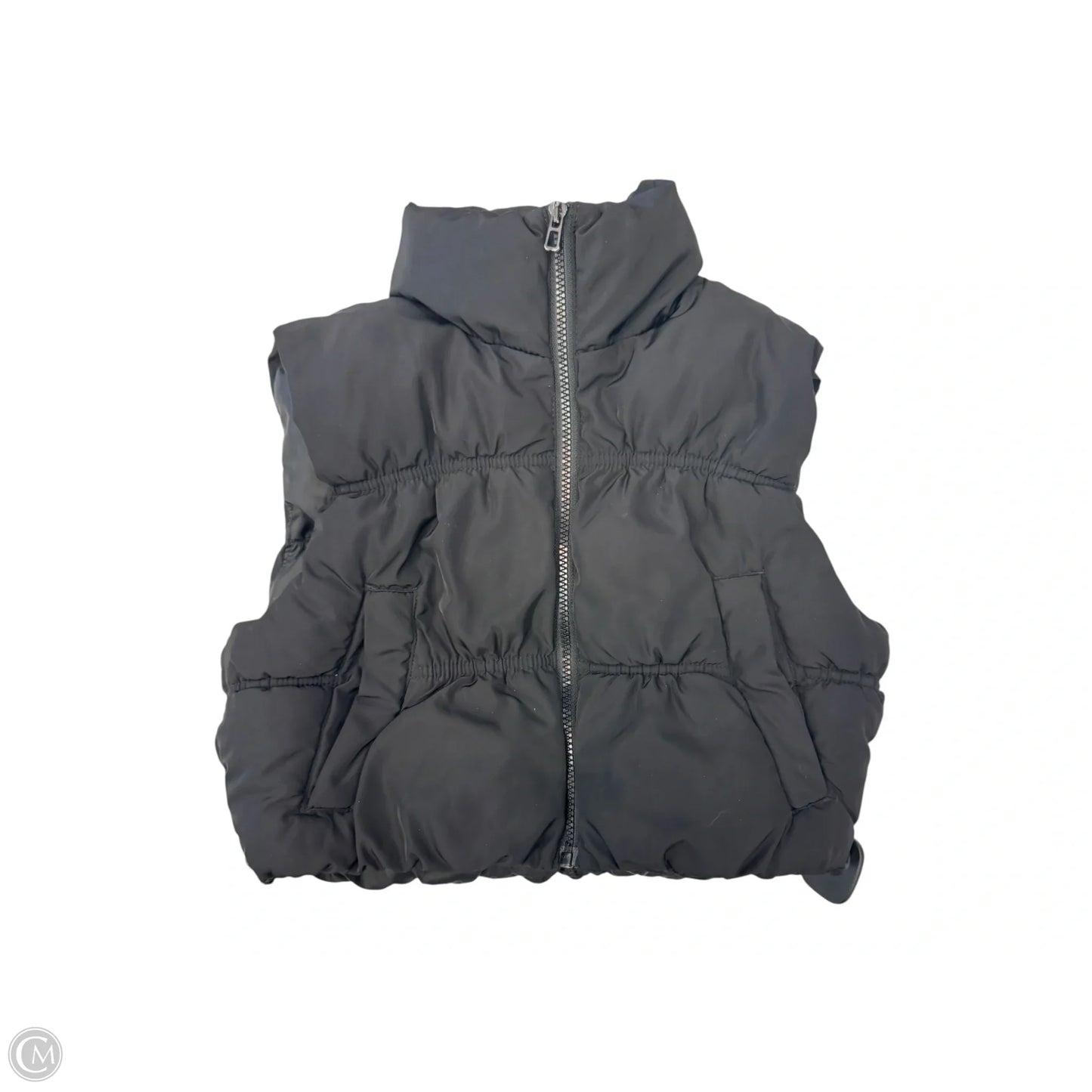 Vest Puffer & Quilted By Divided In Black, Size: Xxs