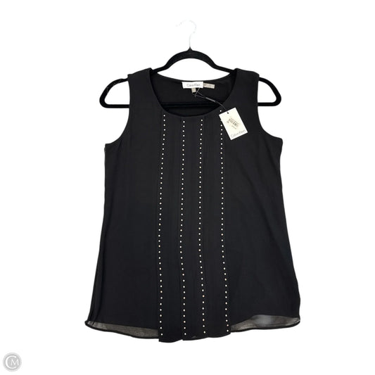 Top Sleeveless By Calvin Klein In Black, Size: Xs