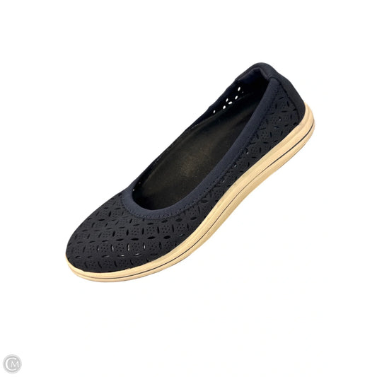 Shoes Flats By Clarks In Navy, Size: 7.5