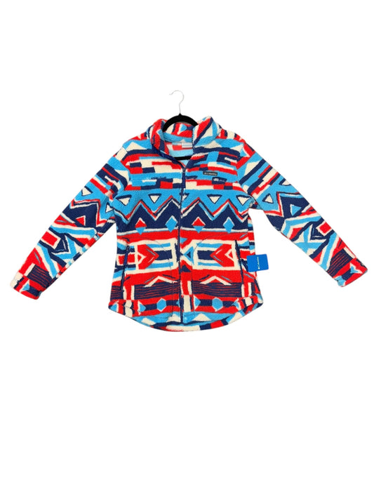 Athletic Fleece By Columbia In Blue & Red & White, Size: L