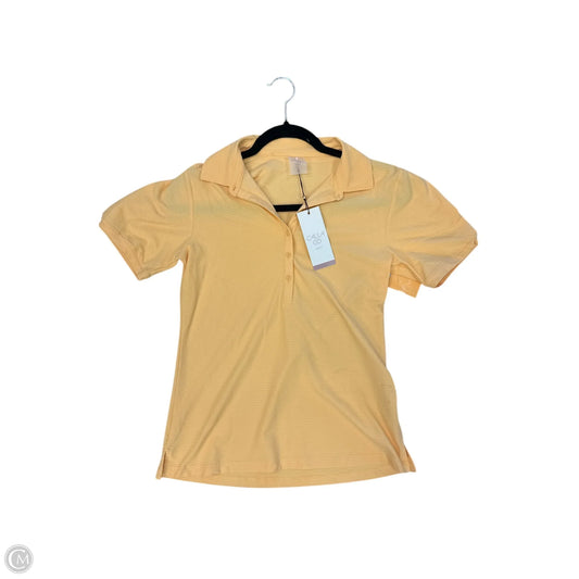 Athletic Top Short Sleeve By Calia In Yellow, Size: S