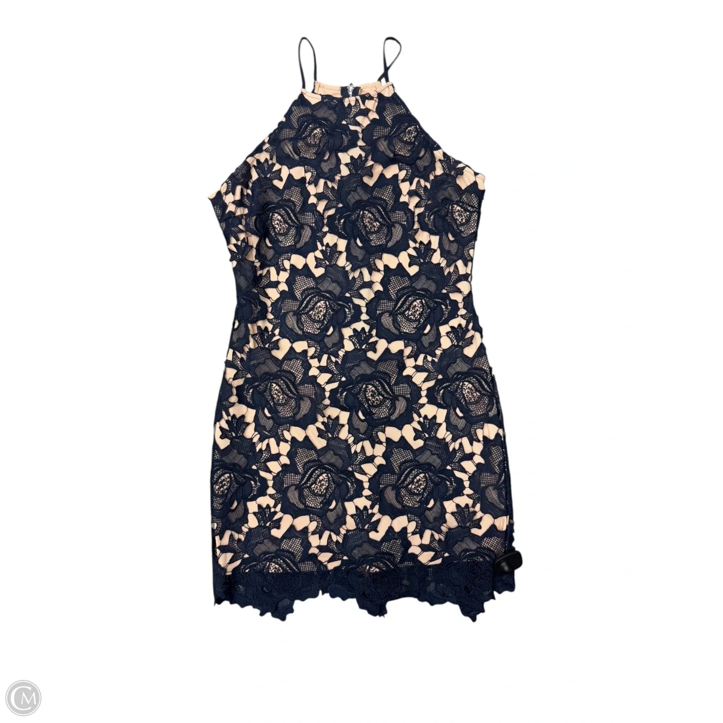 Dress Party Midi By Clothes Mentor In Navy, Size: 10