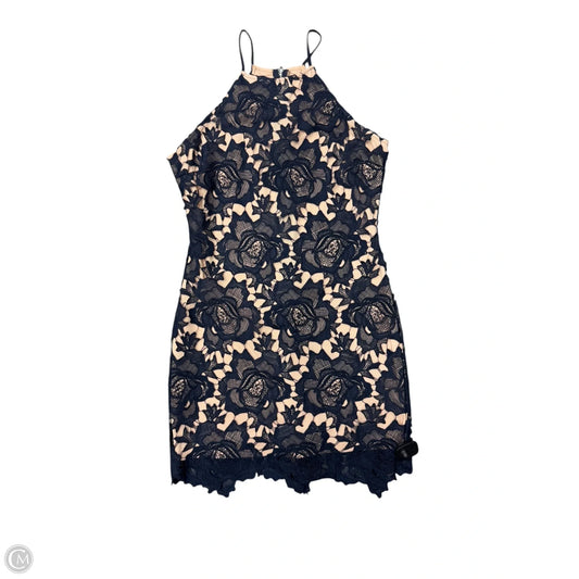 Dress Party Midi By Clothes Mentor In Navy, Size: 10