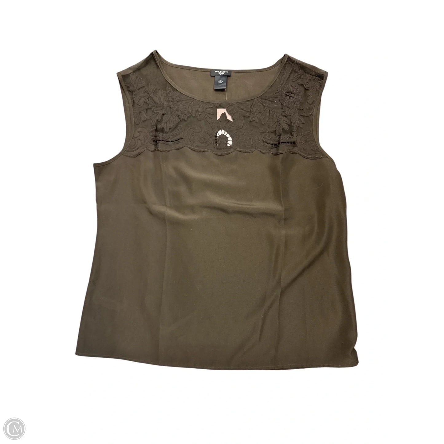 Top Sleeveless Basic By Ann Taylor In Brown, Size: Lp