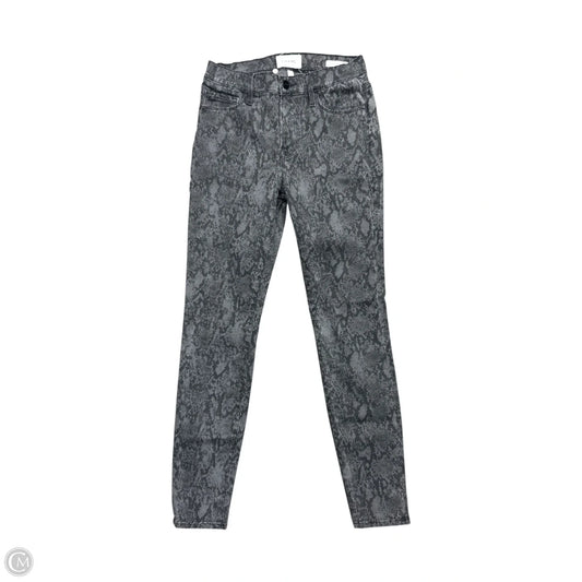 Jeans Designer By Frame In Snakeskin Print, Size: 6