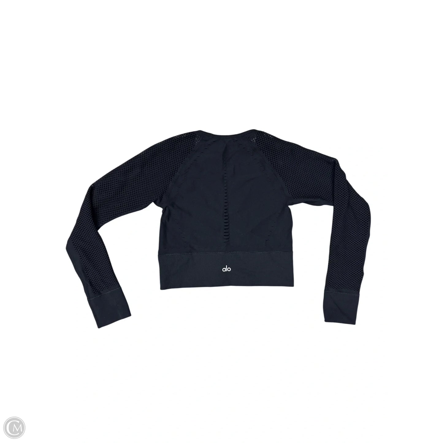 Athletic Top Long Sleeve Crewneck By Alp N Rock In Black, Size: S