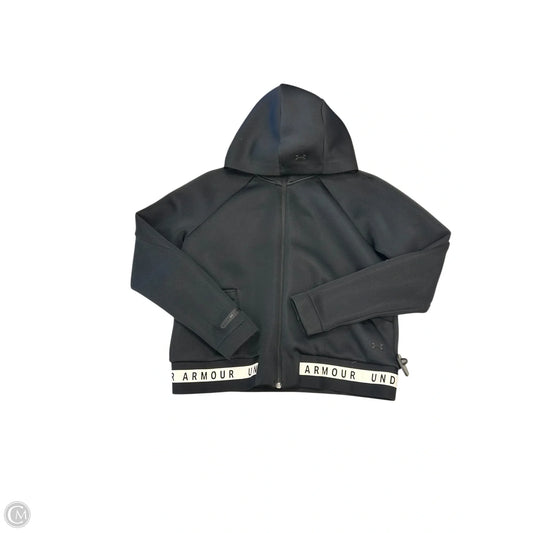 Athletic Jacket By Under Armour In Black, Size: L