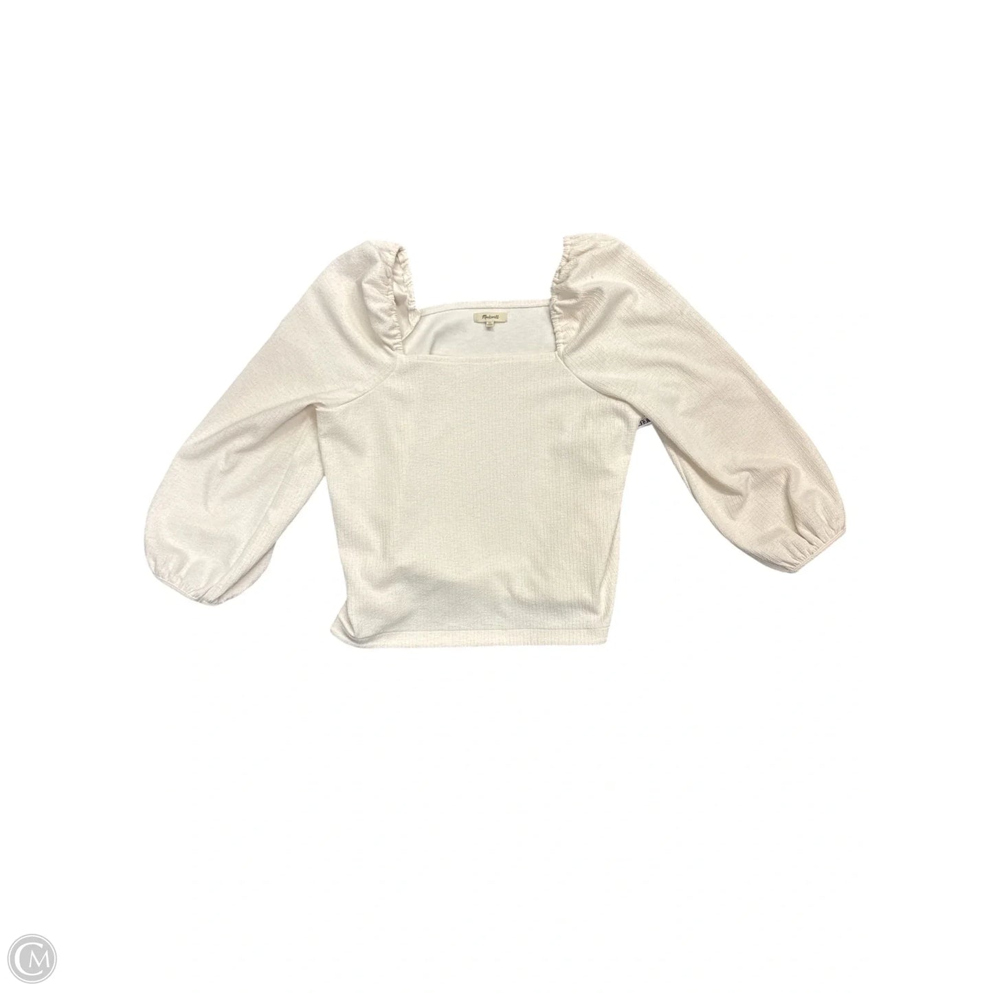 Top Long Sleeve By Madewell In Cream, Size: Xl