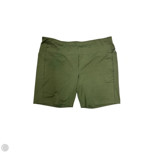 Athletic Shorts By Dsg Outerwear In Green, Size: 3x