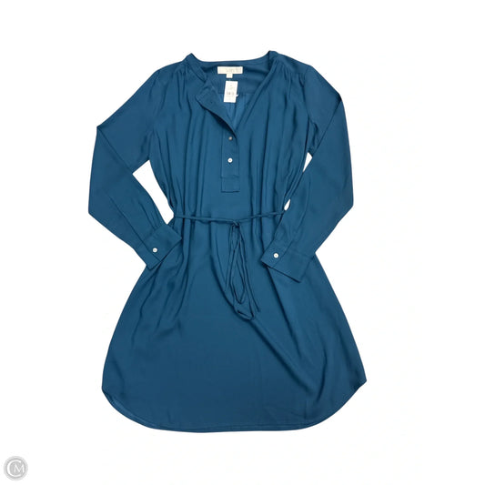 Dress Casual Midi By Loft In Blue, Size: 6