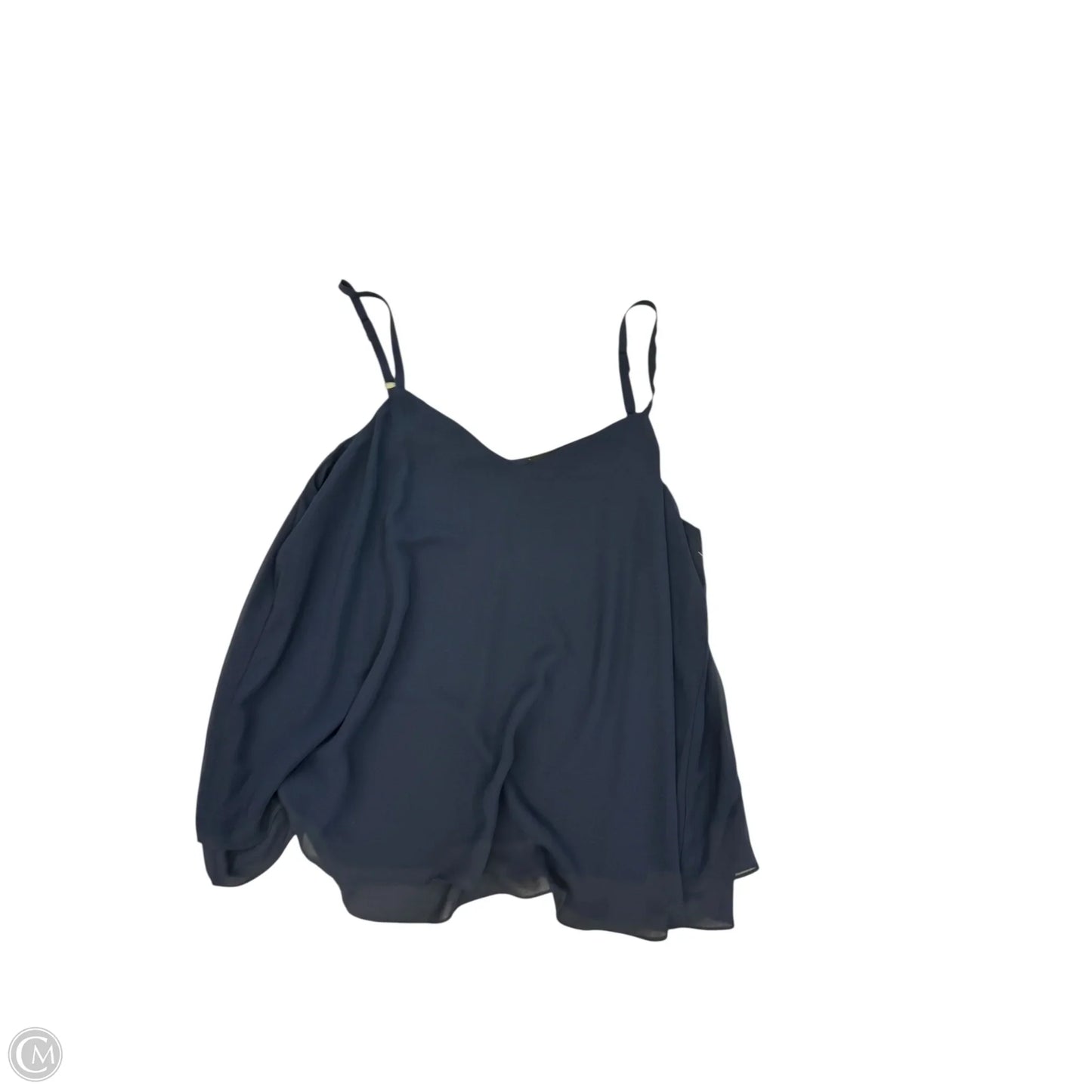 Top Sleeveless By Torrid In Navy, Size: 1x
