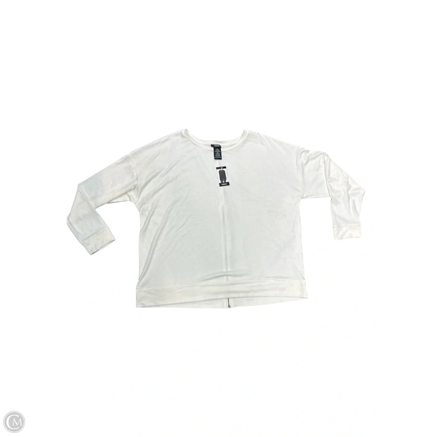 Top Long Sleeve By Premise In Cream, Size: 1x