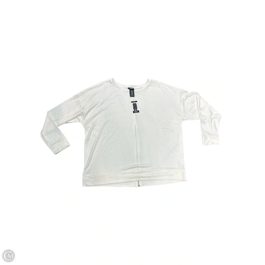 Top Long Sleeve By Premise In Cream, Size: 1x
