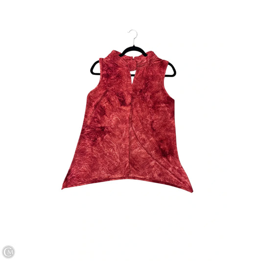 Top Sleeveless By Sami & Jo In Red, Size: M