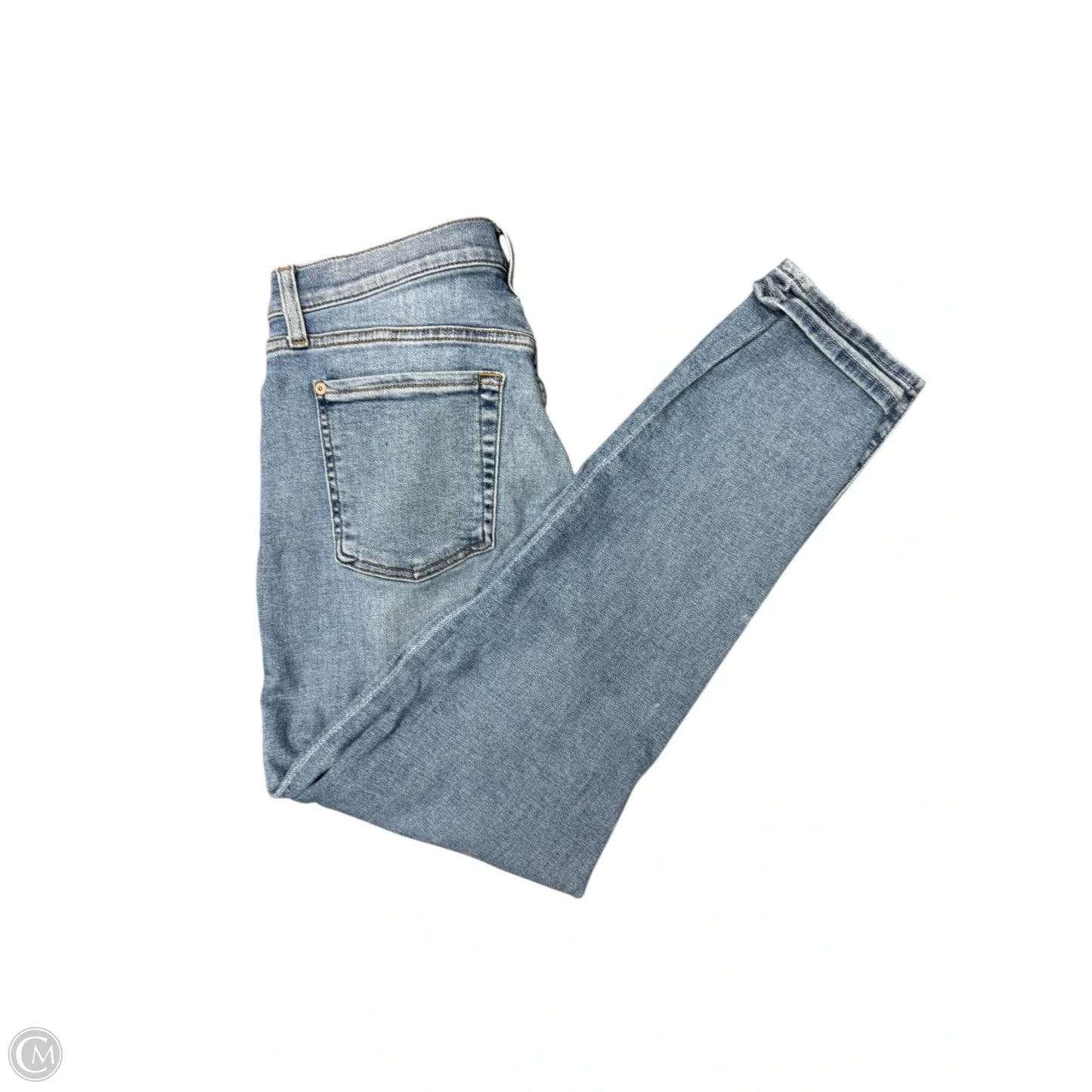 Jeans Skinny By 7 For All Mankind In Blue Denim, Size: 4