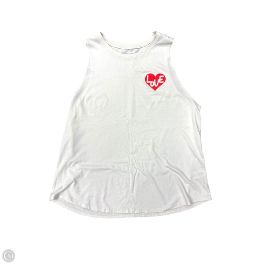 Top Sleeveless By Spiritual Gangster In Ivory, Size: L