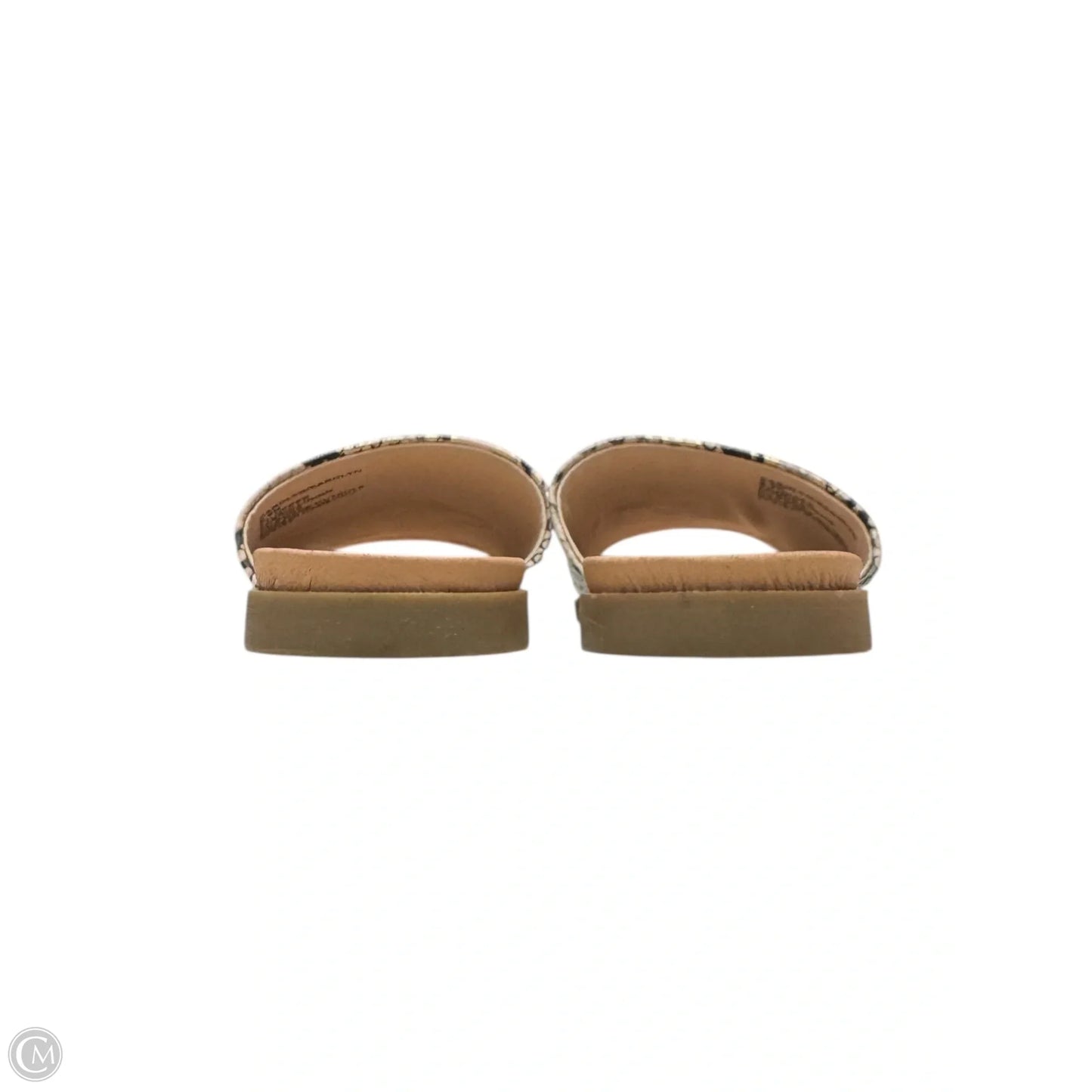 Sandals Flats By Steve Madden In Animal Print, Size: 9.5