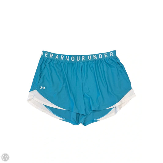 Athletic Shorts By Under Armour In Blue & White, Size: 3x