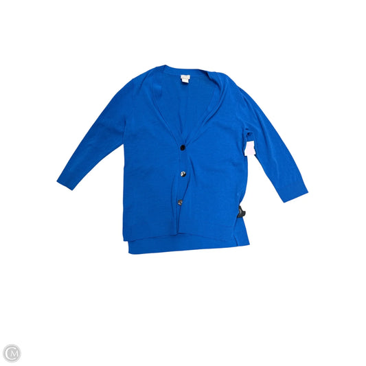 Cardigan By Chicos In Blue, Size: M