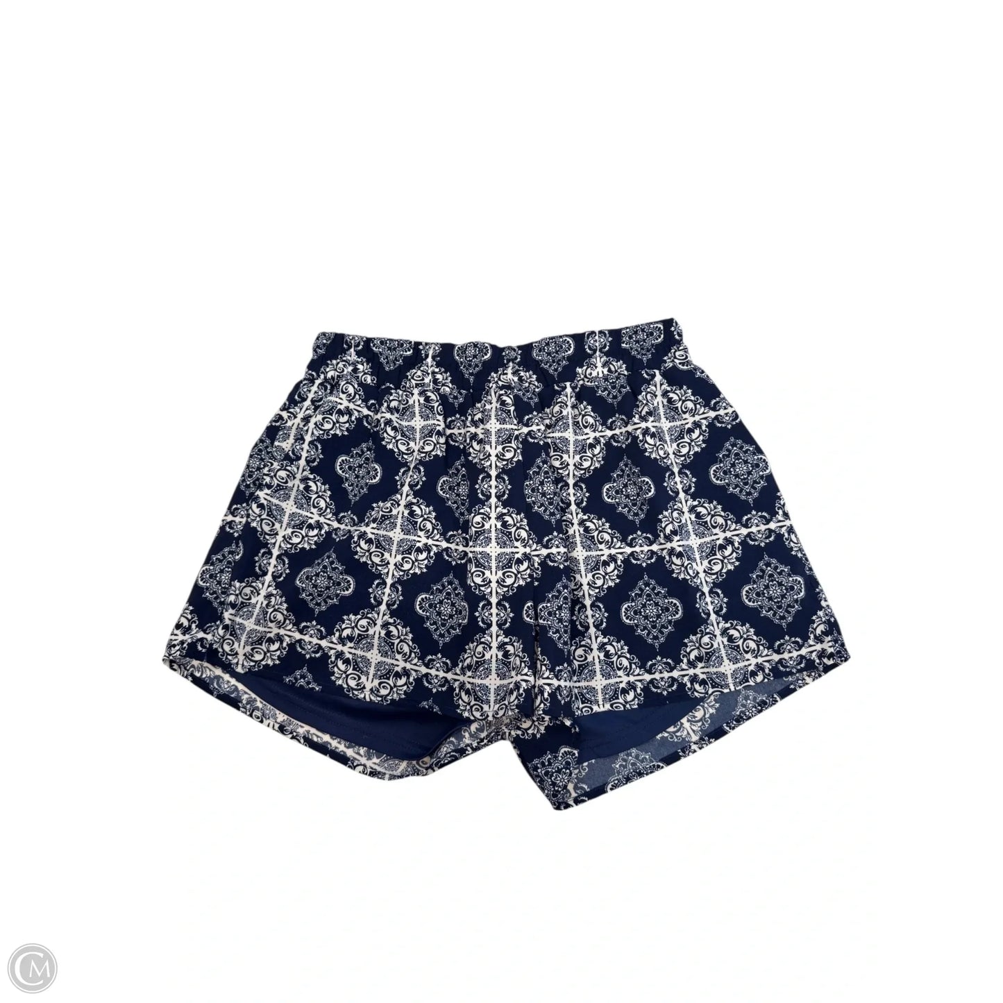 Shorts By Mi Ami In Blue & White, Size: M