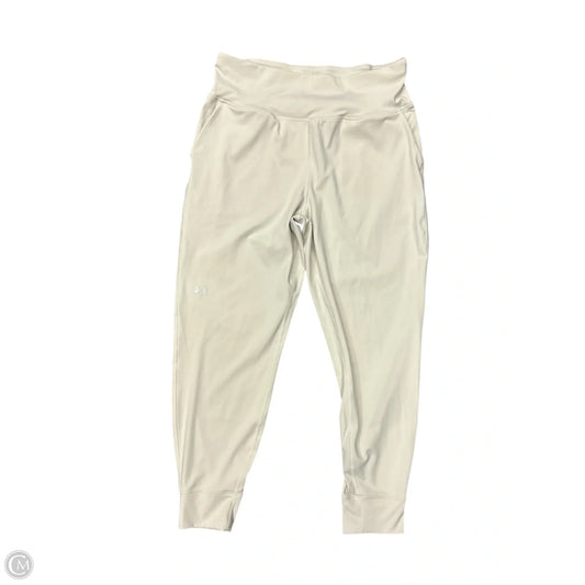 Athletic Pants By Under Armour In Yellow, Size: L