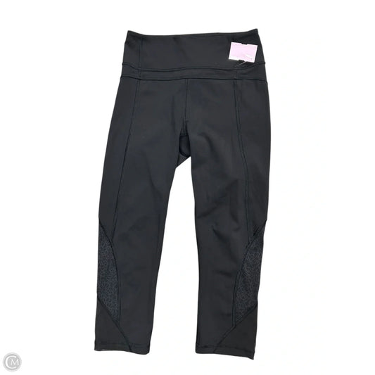Athletic Capris By Lululemon In Black, Size: 4
