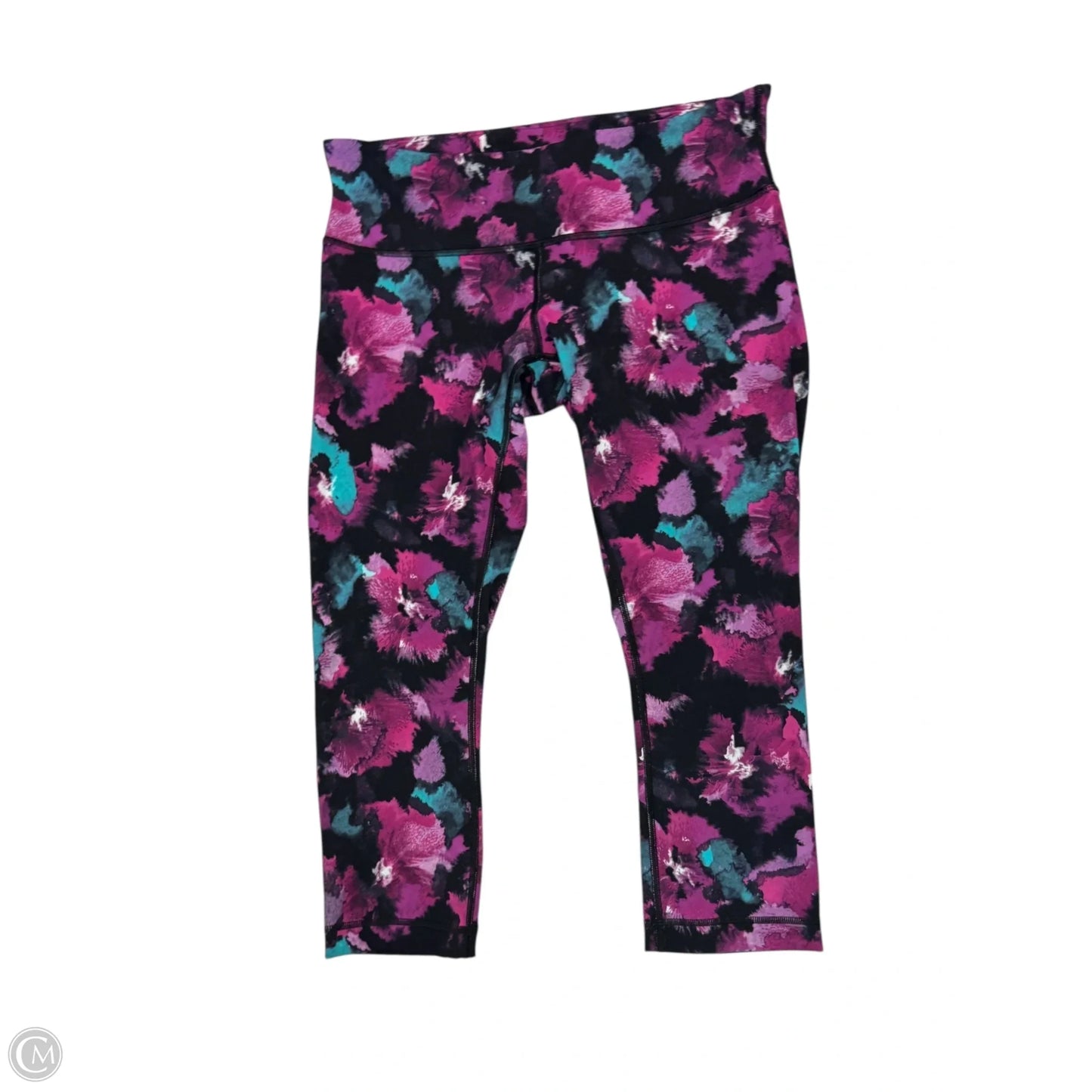 Athletic Capris By Lululemon In Multi-colored, Size: 10