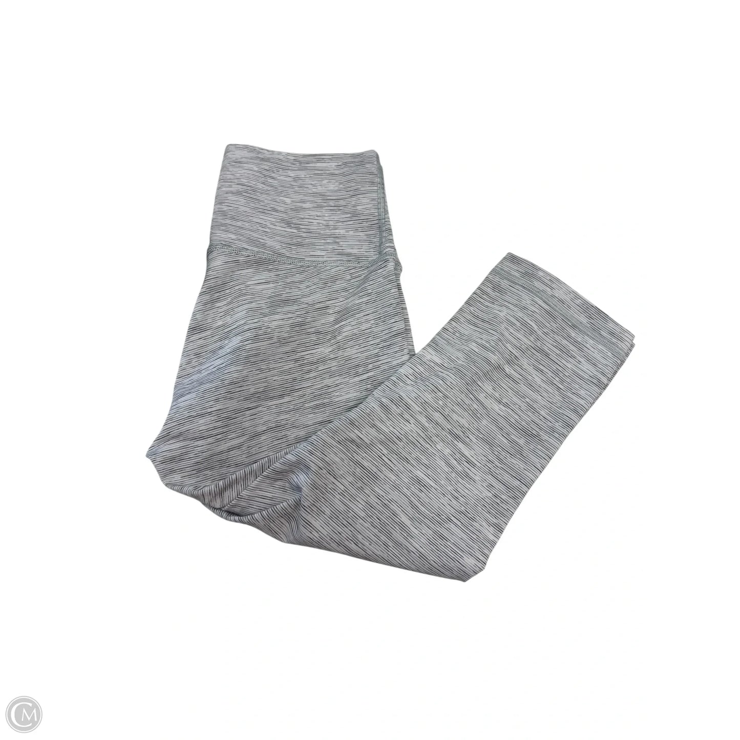 Athletic Capris By Lululemon In Grey, Size: 6
